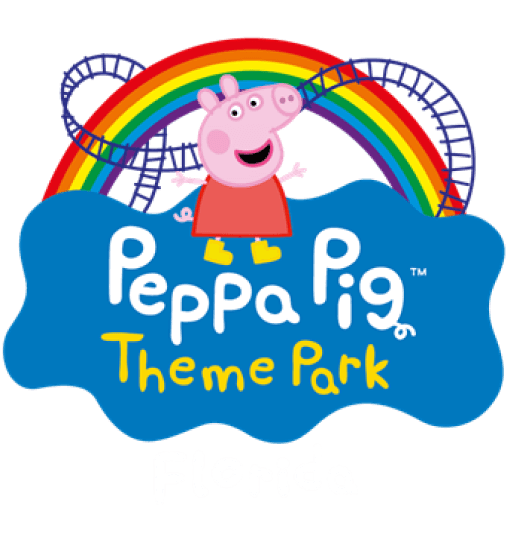 Logo du parc à thème Peppa Pig